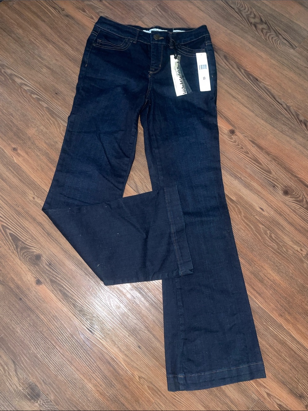 JONES NEW YORK Thompson Street Flare women jeans,dark wash,Sz.8!NWT